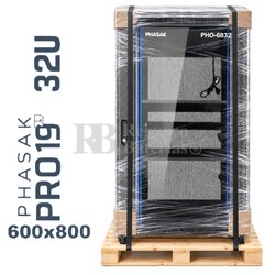 Armario Rack 32U 600x800 | Phasak Pro PHO-6832 19 In